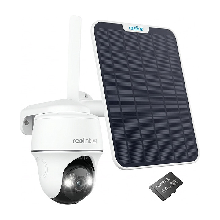 Nadzorna kamera REOLINK Go PT Ultra (G440) 4G sa solarnim panelom (4MP, 355° Pan & 140° Tilt, IP64)