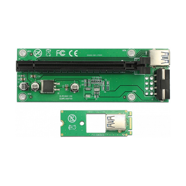 Riser kartica DELOCK M.2 Key B+M na PCI Express x16 (30 cm USB kabel, 41428)-2
