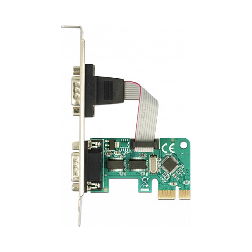 PCI Express kartica DELOCK 89918 (2 x Serijski RS-232, ASIX AX99100)-1