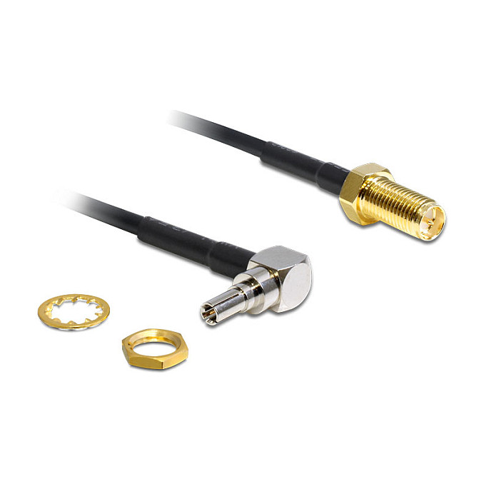 DELOCK Antenski adapter kabel CRC-9 (M) na RP-SMA (Ž) 20cm (88443)