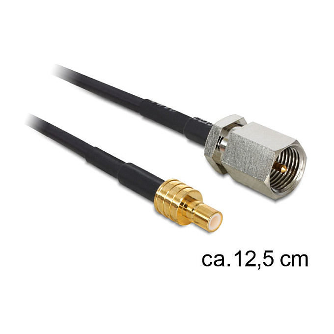 DELOCK RF adapterski kabel FME muški > SMB ženski (RG-174, 12.5 cm)