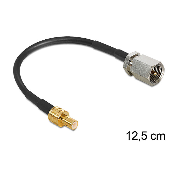 DELOCK RF adapterski kabel FME muški > SMB ženski (RG-174, 12.5 cm)-1