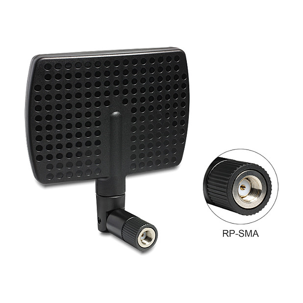 WLAN Antena DELOCK 88901 (RP-SMA, 2.4/5 GHz, 5-7 dBi, usmjerena)-0