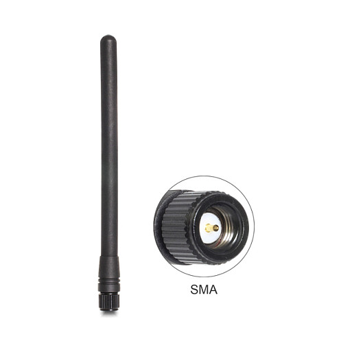 DELOCK ZigBee antena 88430 (868 MHz, 2 dBi, SMA, fiksna)-0