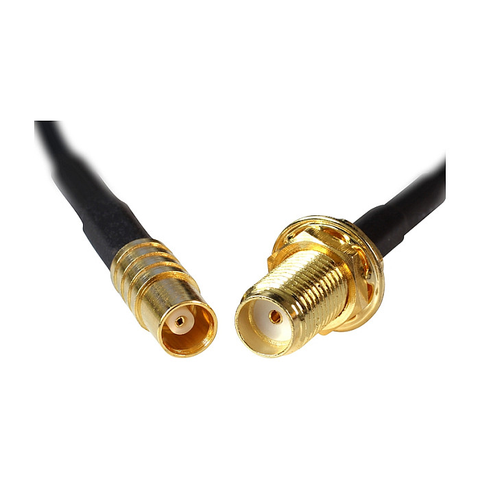 DELOCK Koaksijalni kabel SMA ženski (ugradbeni) na MCX ženski, 200mm (RG-174)-2