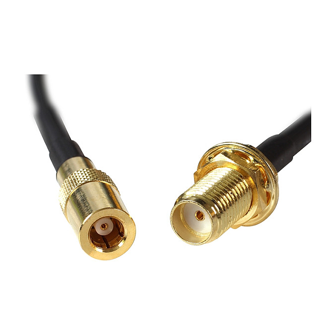 Koaksijalni kabel DELOCK 88898 (SMA ženski panelni > SMB muški, RG-174, 20 cm)-0