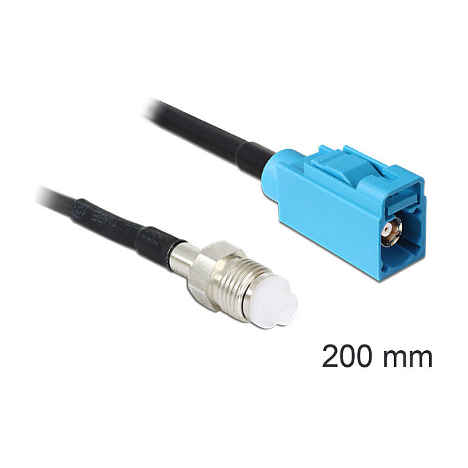 DELOCK Antenski Pigtail Kabel FME (ž) na FAKRA Z (ž) 20cm (RG-316, 50 Ohm)-0