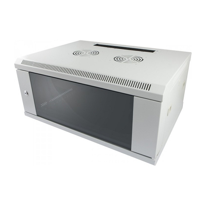 Mrežni ormar ALLNET ALL-SMC-0460-G 19" 4U (zidni, 600mm dubine, staklena vrata)