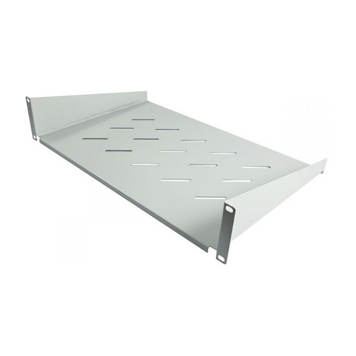 ALLNET Polica za rack ormar 1U 400mm (prednja montaža, 15kg nosivost, siva)-0