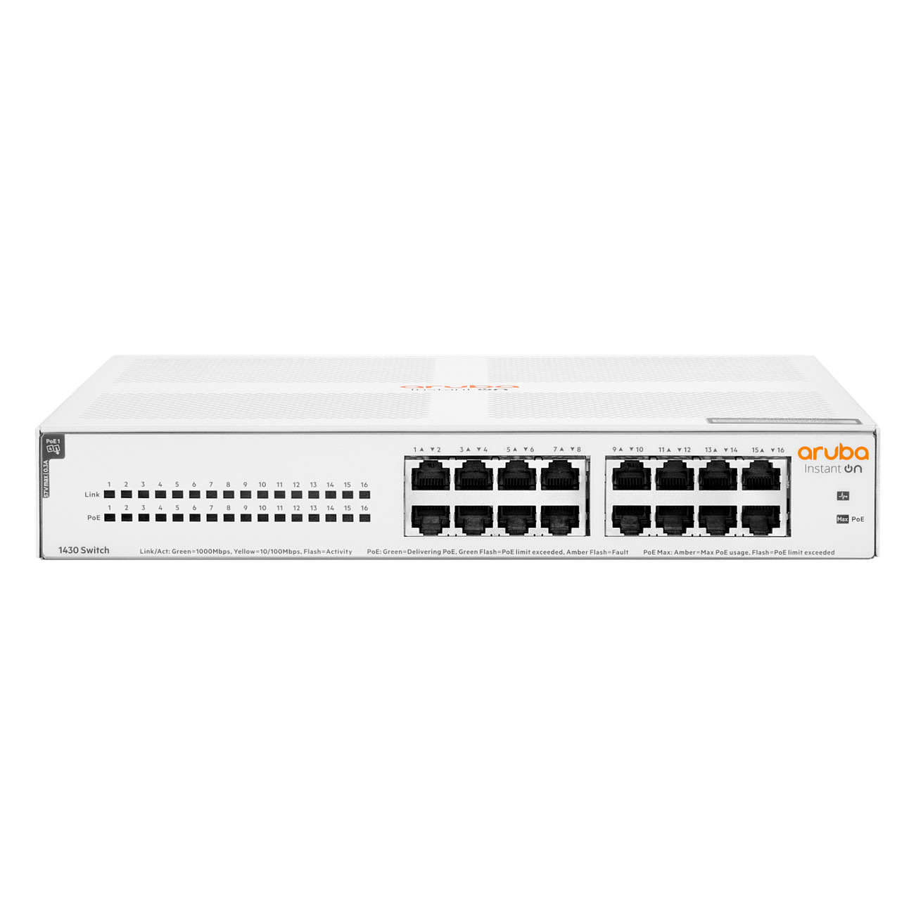 Mrežni Switch HP Aruba Instant On 1430 16G PoE (124W)