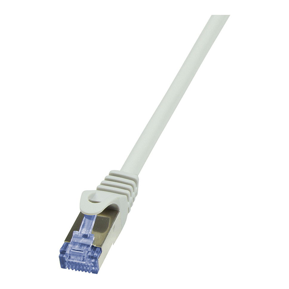 Mrežni kabel LOGILINK PrimeLine CAT6a S/FTP 0.25m Sivi (LSZH, PIMF)