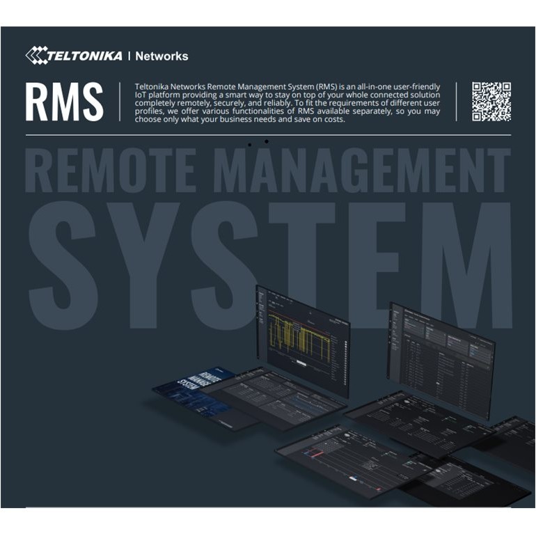 Licenca za daljinsko upravljanje TELTONIKA RMS Management Pack (5 godina, 1 uređaj)-0