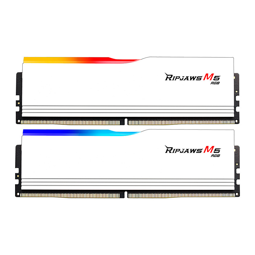 RAM Memorija G.SKILL Ripjaws M5 RGB 96GB (2x48GB) DDR5 5200MHz CL40 (Intel XMP 3.0, Bijela)