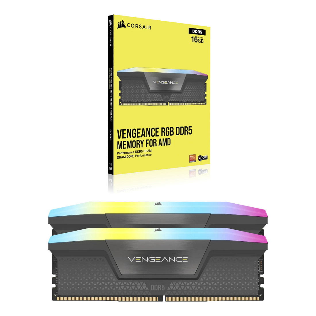 Radna memorija CORSAIR Vengeance RGB 32GB (2x16GB) DDR5 6000MHz CL38 (AMD EXPO, Intel XMP 3.0)-4