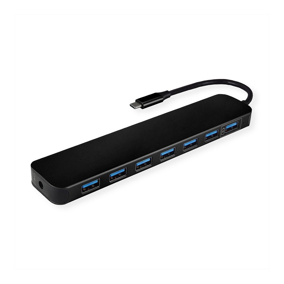 USB Hub VALUE 7-portni (4x USB-A, 3x USB-C, 5Gbps, s napajanjem)