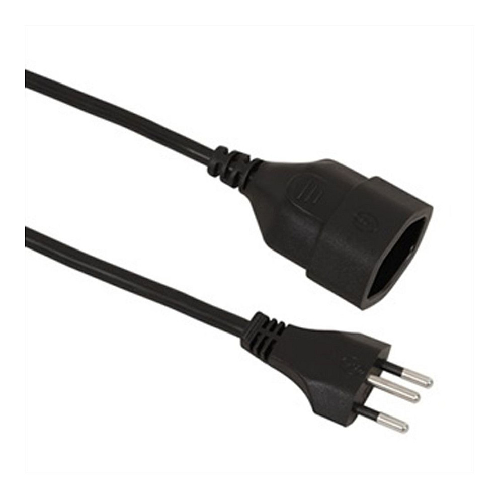 Produžni kabel VALUE T12/T13 (3m, crni, Švicarski utikač)-0