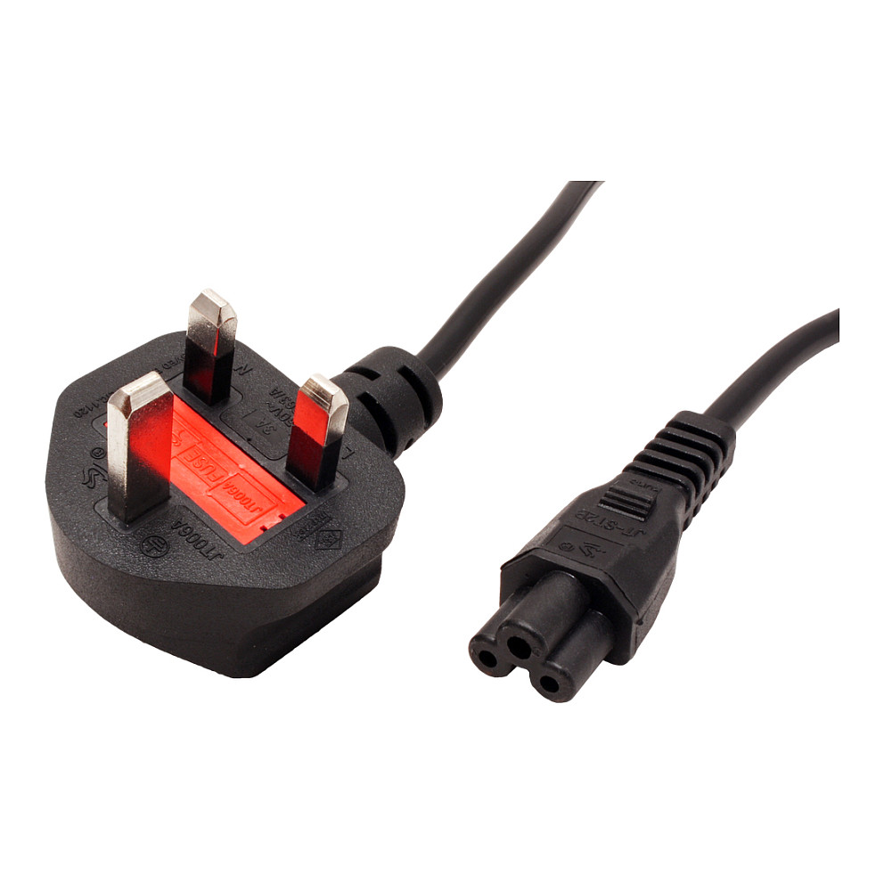 Kabel za napajanje VALUE UK na C5 (3A, 1.8 m, crni)-1