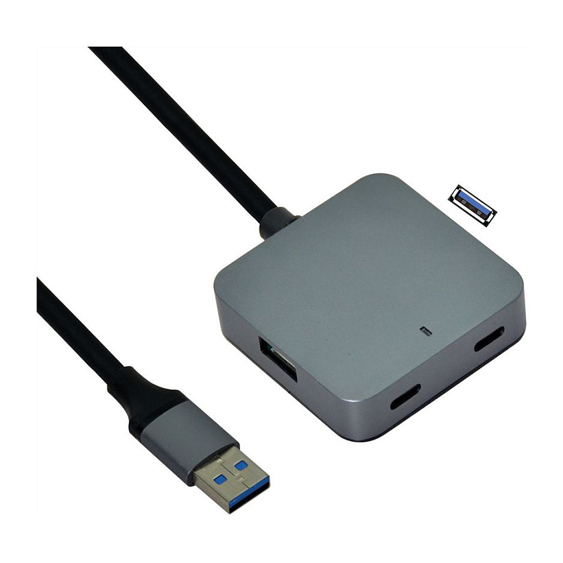 USB Hub VALUE 4-portni (2x USB-A, 2x USB-C, 5m kabel, 5 Gbps)-0