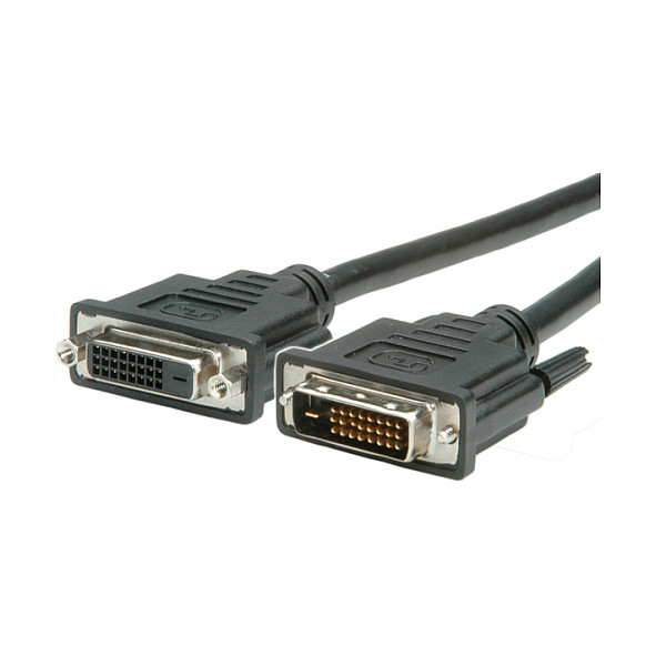 DVI produžni kabel VALUE DVI-D (24+1) M/Ž, Dual Link, 5m-0