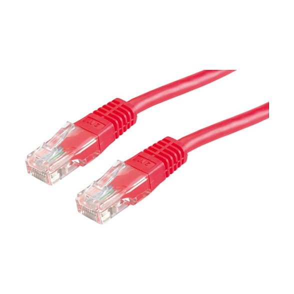 Mrežni kabel VALUE Cat.6 UTP 7m crveni