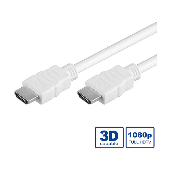 HDMI kabel VALUE High Speed with Ethernet (2m, bijeli)-0