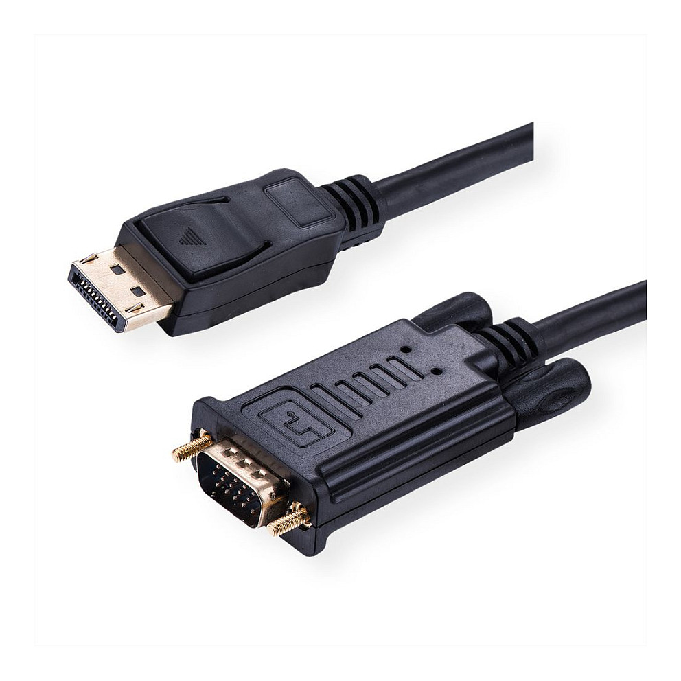 Kabel VALUE DisplayPort na VGA (DP M na VGA M, 5m, 1920x1080 @ 60Hz)-1