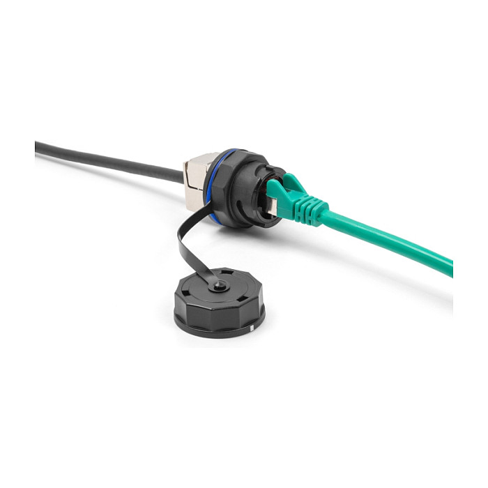 Zaštitna kapica DELOCK za RJ45 utičnice (IP68, crna)-1