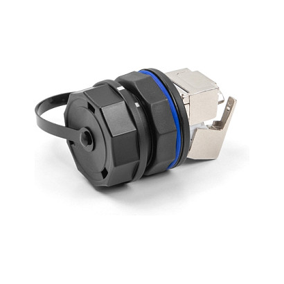 Zaštitna kapica DELOCK za RJ45 utičnice (IP68, crna)-2