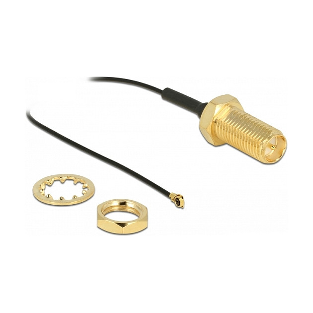 Antenski kabel DELOCK FAKRA Z (M) na FAKRA Z (Ž) produžni, 35 cm-0