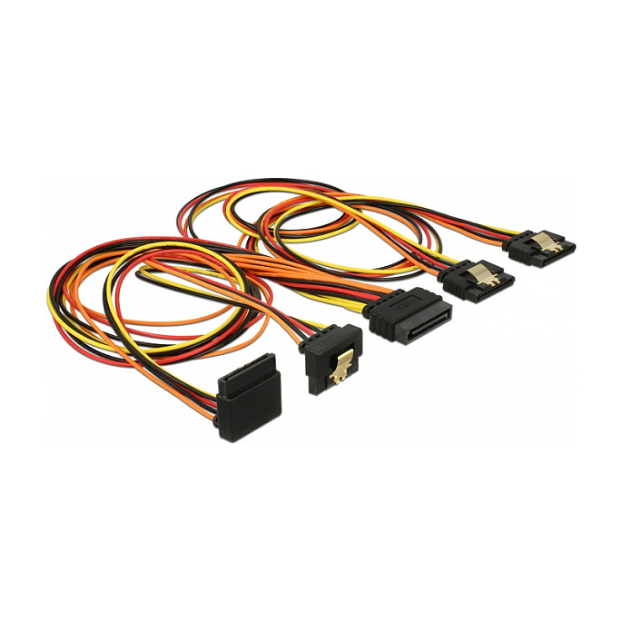 SATA kabel za napajanje DELOCK 60149 (15-pinski muški > 4x 15-pinski ženski, 50 cm)-0