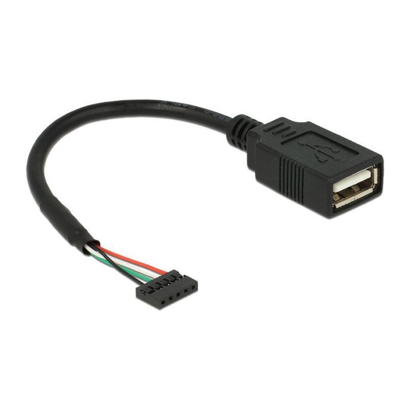 USB kabel DELOCK 84831 (USB 2.0 Pin Header 5-pin na USB-A Ženski, 15 cm)-0