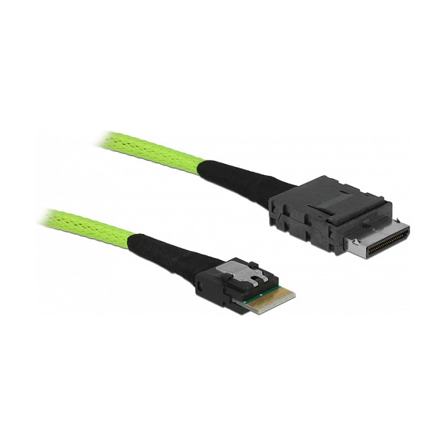 Kabel DELOCK OCuLink SFF-8611 na Slim SAS SFF-8654 4i (0.5 m, 8 Gbps)-0