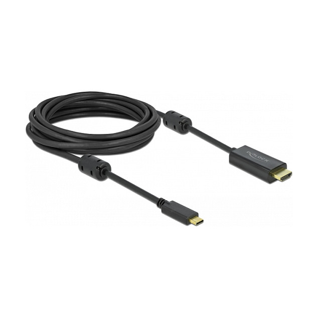Aktivni USB-C na HDMI kabel DELOCK 85972 (4K 60Hz, DP Alt Mode, 5m)