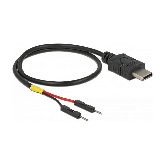 USB-C kabel za napajanje DELOCK 85420 (USB-C na 2x 2-pinski konektor, 30 cm)-0