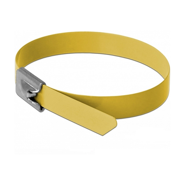Vezice za kabele DELOCK Inox 300 x 7.9 mm žute (10 kom, do 80 kg)