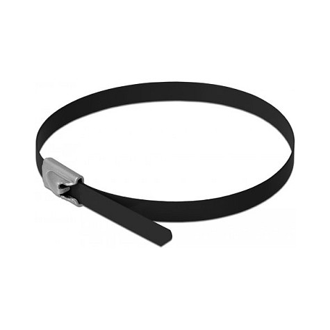 Vezice za kabele DELOCK Inox L 500 x 4.6 mm crne (10 kom, do 45 kg)