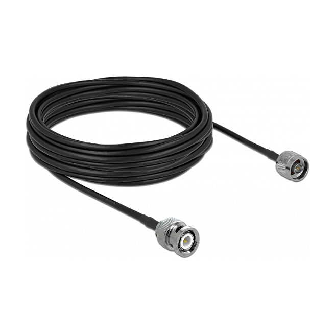 Antenski kabel DELOCK N (muški) na BNC (muški) LMR195 10m (50 Ohm)