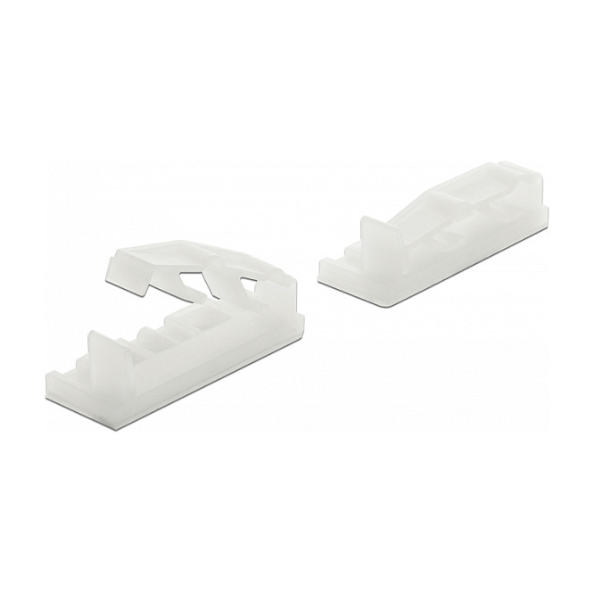 Držač kabela DELOCK 60179 samoljepljivi / na vijak 25.4x25.4mm (10 kom)-1