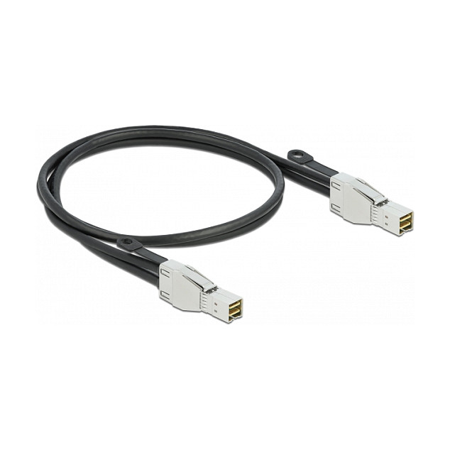 Interni kabel DELOCK PCI Express Mini SAS HD SFF-8674 na SFF-8674 (1 m, PCIe 4.0, 16 Gbps)