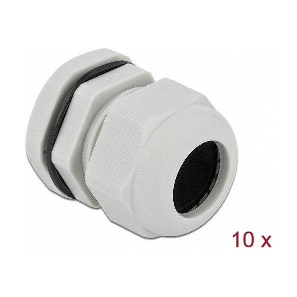 Uvodnica za kabel DELOCK PG25 (10 komada, IP68, siva)
