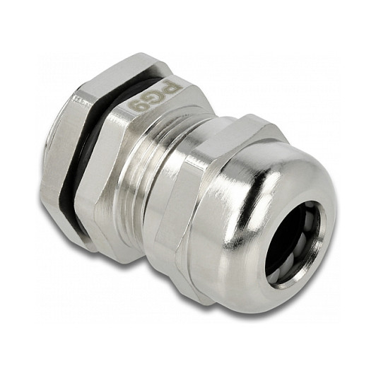 Kabelska uvodnica DELOCK PG9 Metalna (IP68, za kabele 4-8 mm)