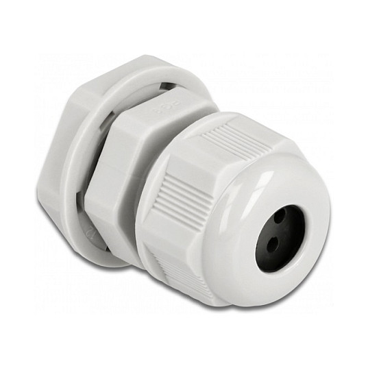 Uvodnica za kabel DELOCK PG9 (4 ulaza, IP68, siva, 2 kom)
