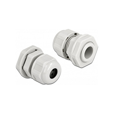 Uvodnica za kabel DELOCK PG9 (4 ulaza, IP68, siva, 2 kom)-1