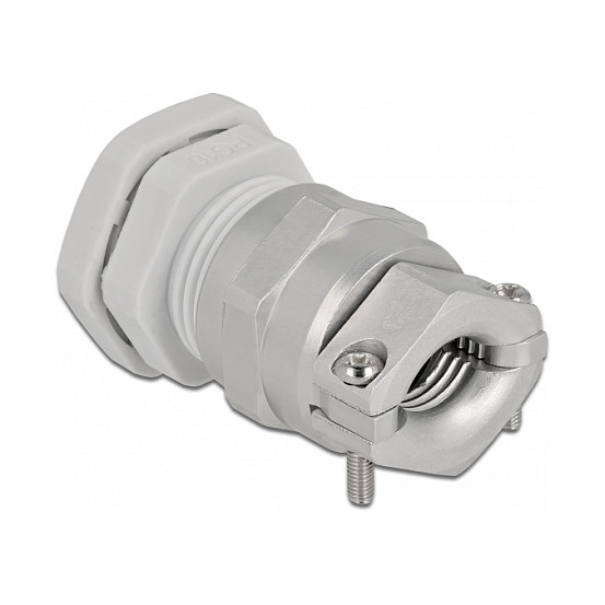 Uvodnica za kabel DELOCK PG16 (sa zaštitom od savijanja, IP68, siva)-0