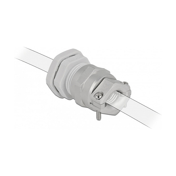 Uvodnica za kabel DELOCK PG16 (sa zaštitom od savijanja, IP68, siva)-3