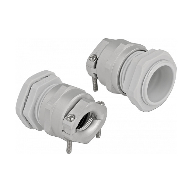 Uvodnica za kabel DELOCK PG29 (IP68, vlačna rasteretnica, zaštita od savijanja) siva-1