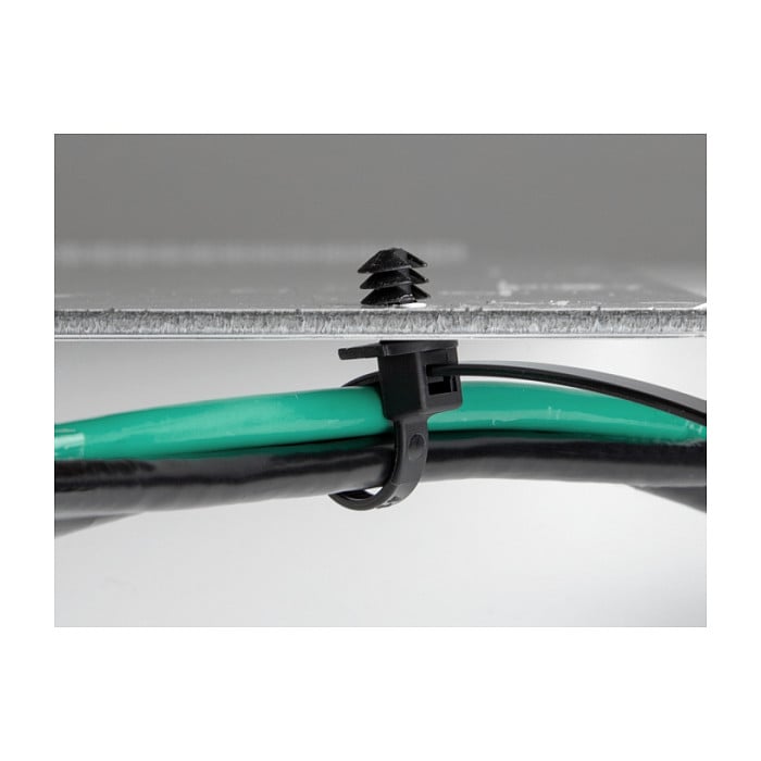 Vezice za kabele DELOCK s lamelnom nogom (200 x 4.8 mm, 100 kom, crne)-2