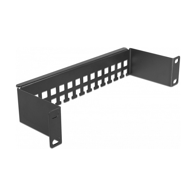 Panel za kablove DELOCK 10″ za mrežni ormar 1U crni (66678)
