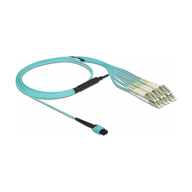 Optički kabel DELOCK MPO na 6x LC Duplex (Multimode OM3, 50/125 µm, 2 m)