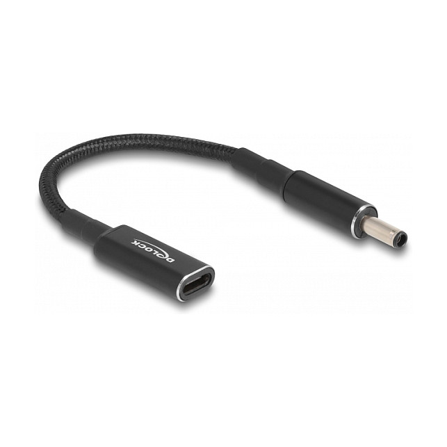 Adapter za punjač DELOCK 60036 USB-C na Dell 4.5 x 3.0 mm (15 cm, do 65 W)-0